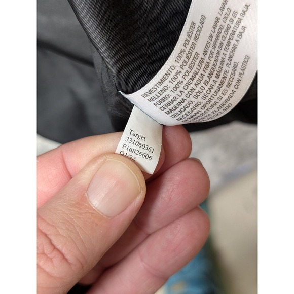 Wild Fable Black Quilted Bomber Jacket Collared Zipper Front Women's XL - Picture 8 of 14